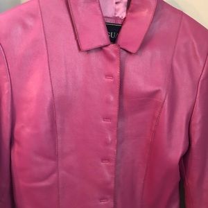 Saguaro Pink Leather Jacket